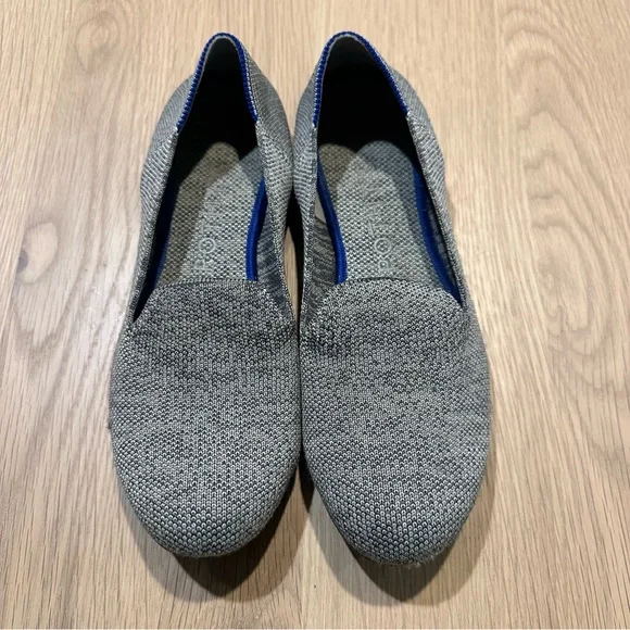 Rothy’s The Loafer Flats Gray Knit 7.5 - Picture 2 of 7